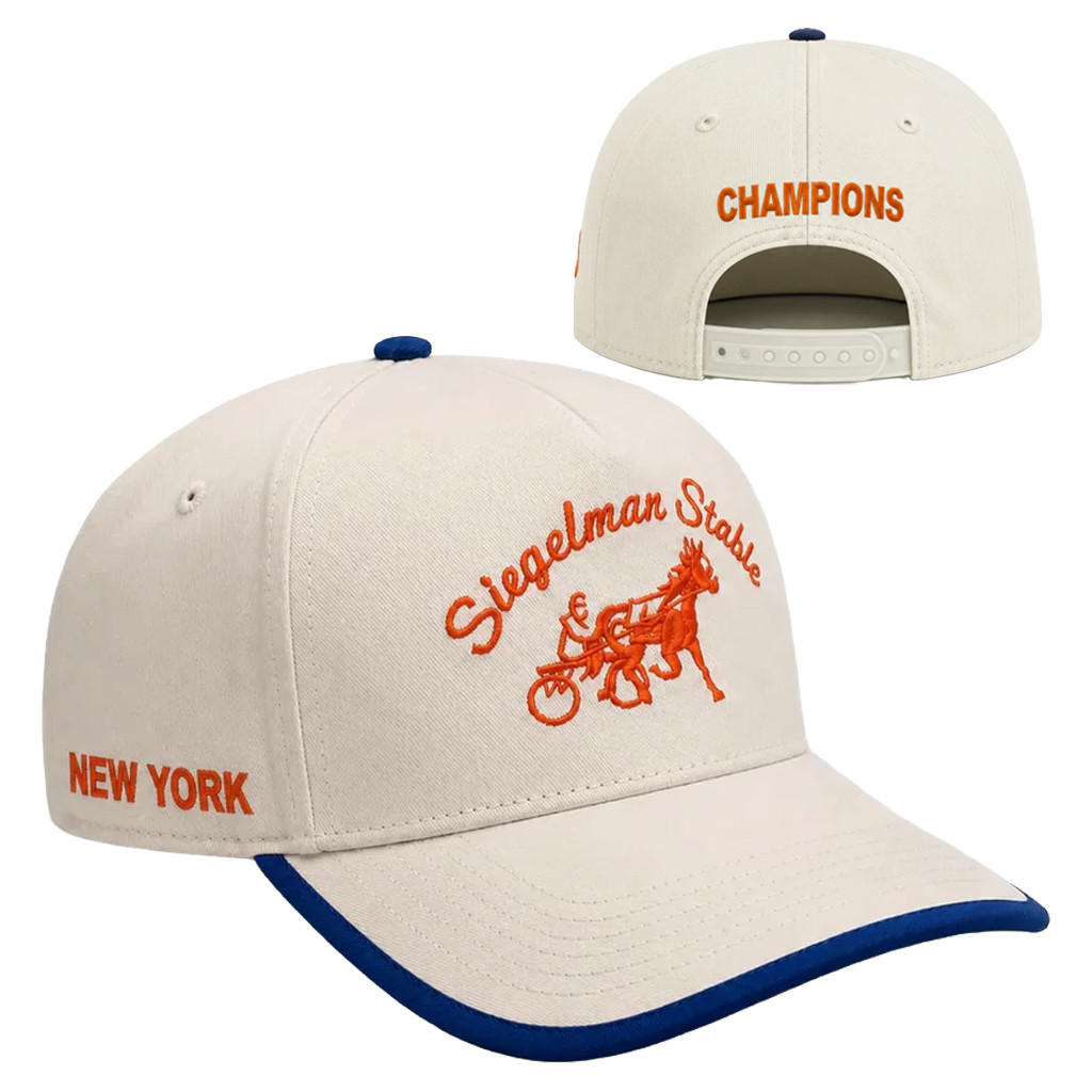 Siegelman Stable x New York Knicks Champions 2026 Hat Embroidered Knicks Merch Gifts For Fan