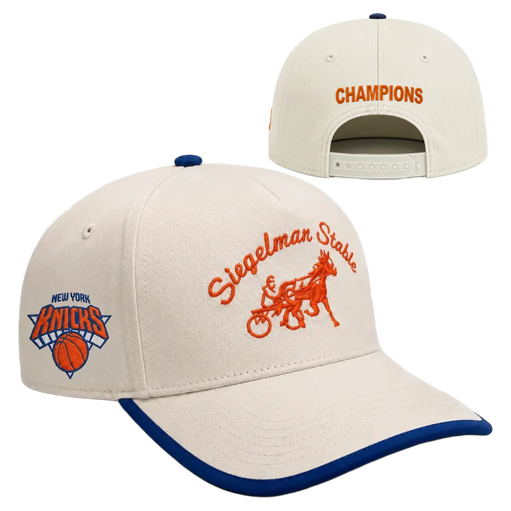 Siegelman Stable x New York Knicks Championship 2026 Hat Embroidered Knicks Merch Gifts For Dad