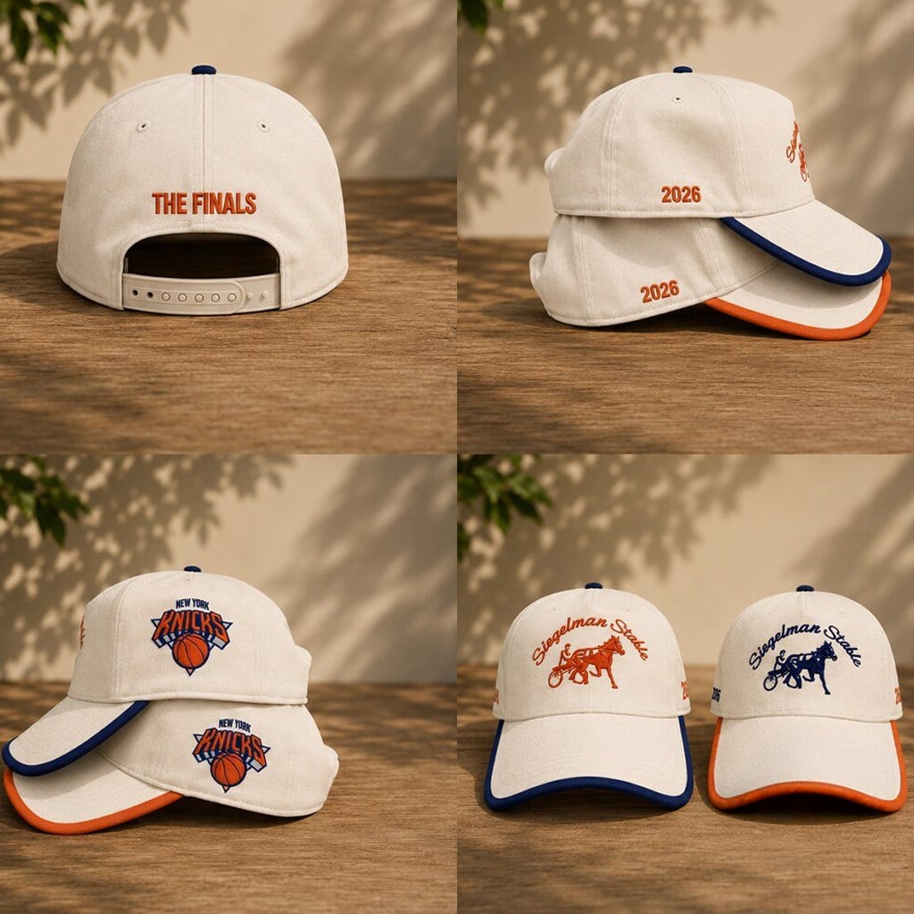Siegelman Stable x New York Knicks Finals 2026 Hat Embroidered Knicks Merch Gifts For Fan - Image 8