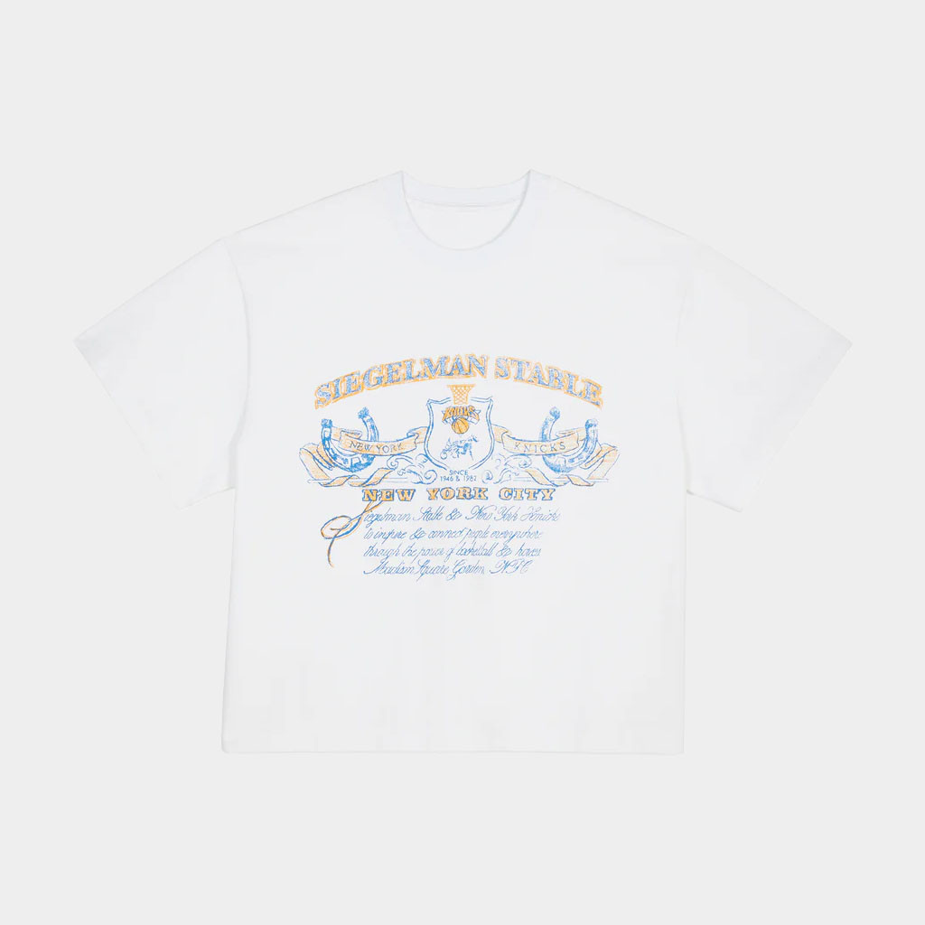 Siegelman Stable X New York Knicks Merch 2026 NY Knicks X Siegelman Stable T-Shirt Fan Gifts