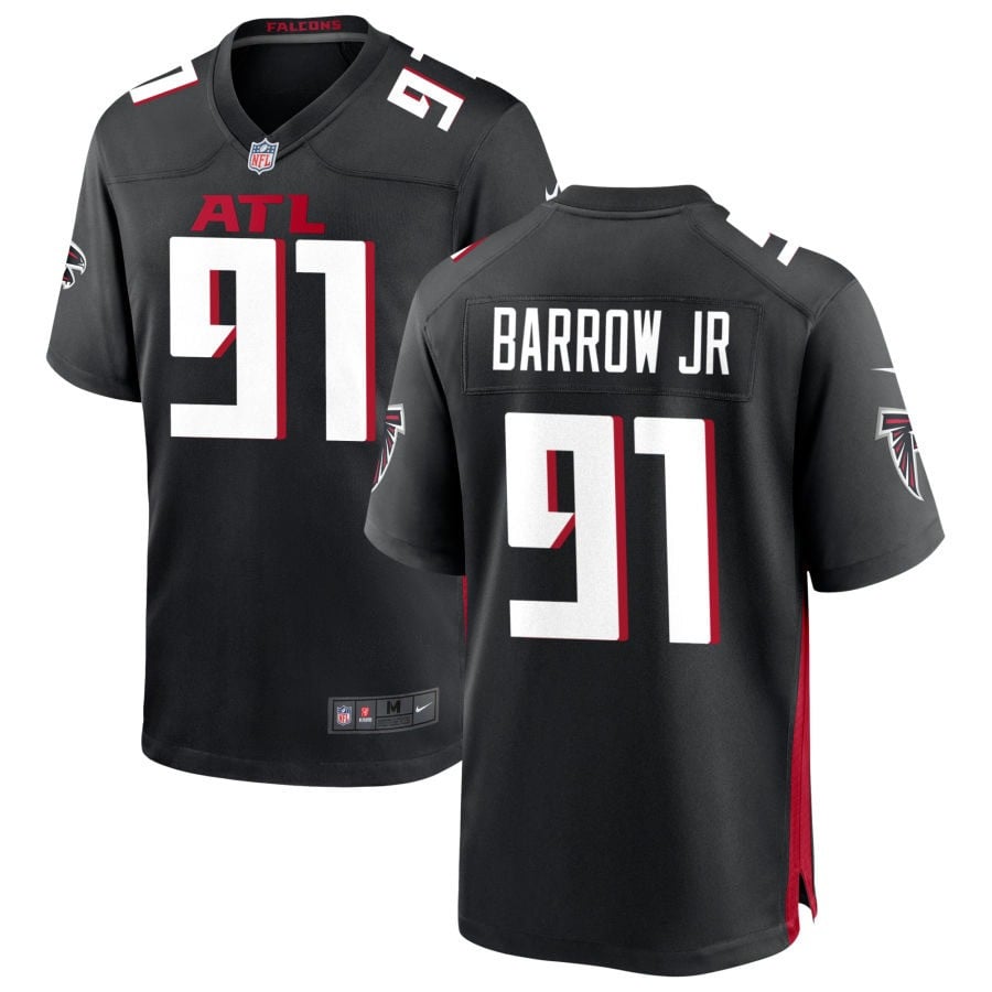 Simeon Barrow Jr Atlanta Falcons 2025 Game Jersey - Black