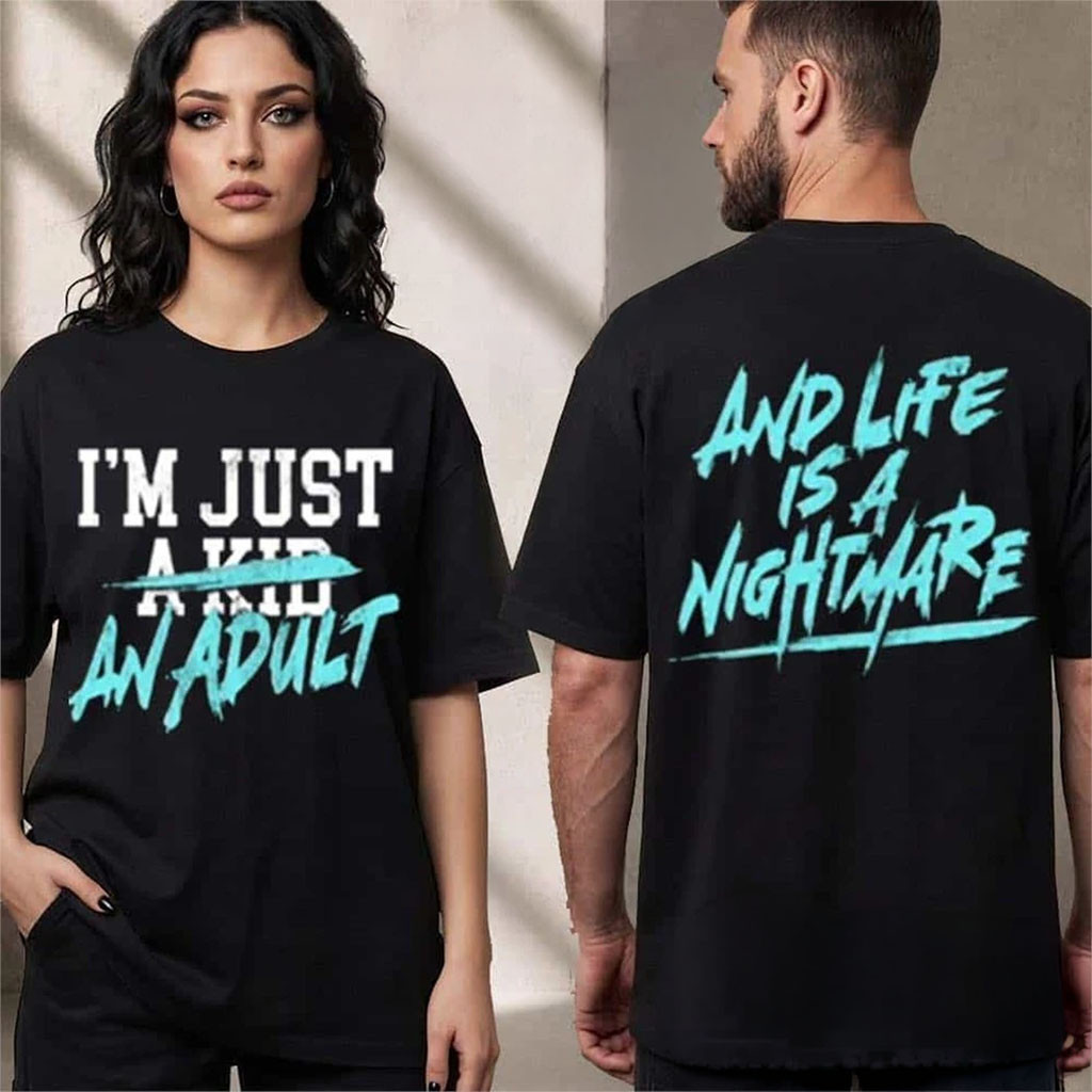 Simple Plan Bigger Than You Think Tour 2026 I'm Just An Adult And Life Is A Nightmare Shirt