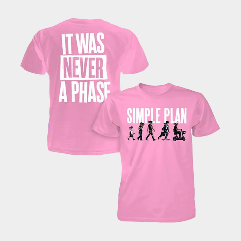 Simple Plan Merch Simple Plan The Bigger Than You Think Tour 2026 Shirt It Was Never A Phase