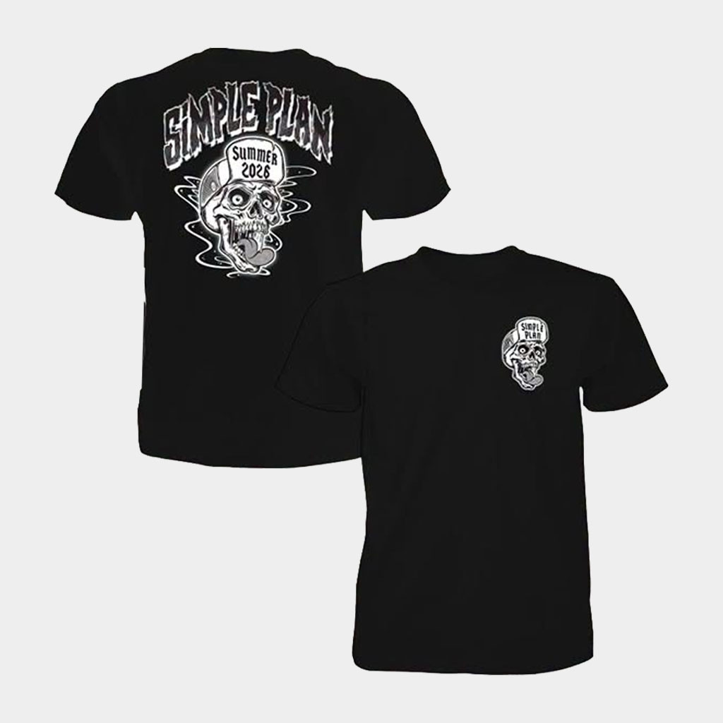 Simple Plan Merch The Bigger Than You Think Tour 2026 T-Shirt Skull Simple Plan Summer 26 Shirt