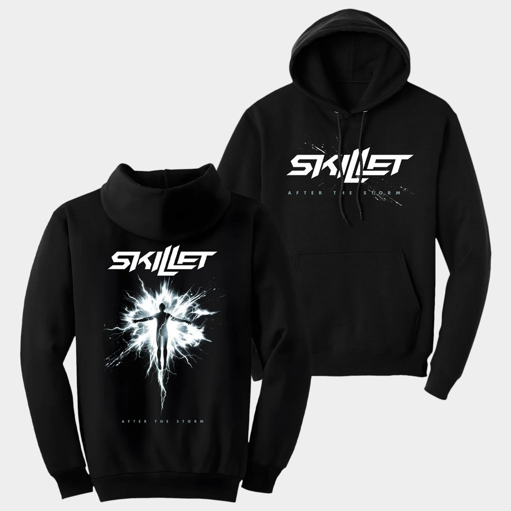 Skillet Merch 2026 After The Storm Hoodie Best Gifts For Rock Music Lovers