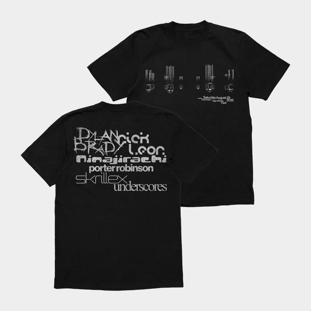 Skrillex Merch 2026 Seattle Gas Works T-Shirt Best Gifts For DJ Fans