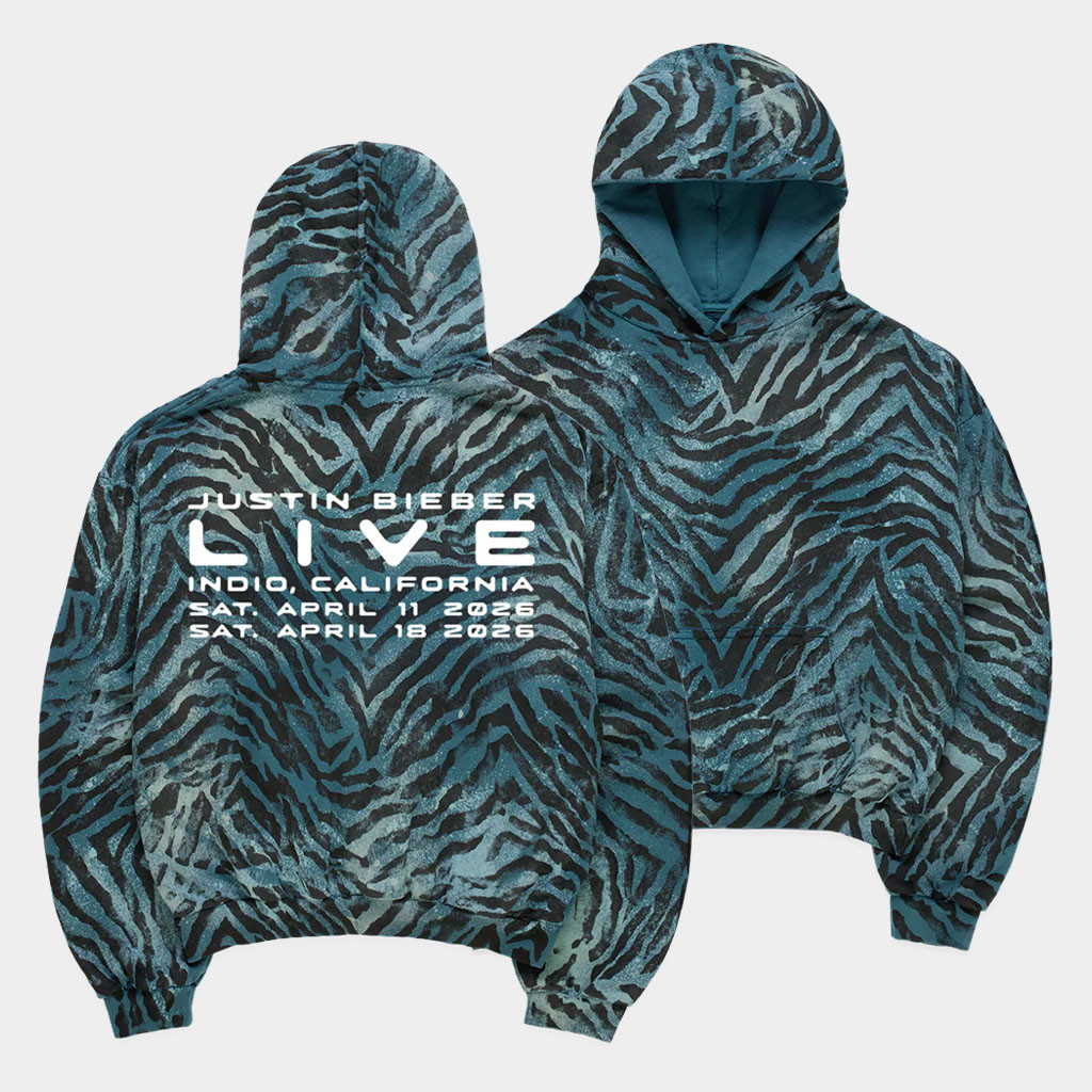 Skylrk Justin Bieber Merch 2026 Zebra Hoodie Justin Bieber Merch Coachella Gifts For Fans