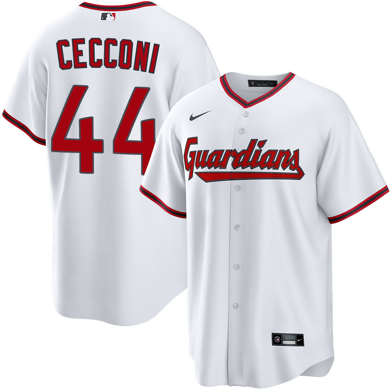 Slade Cecconi Cleveland Guardians 2026 Home Jersey - White