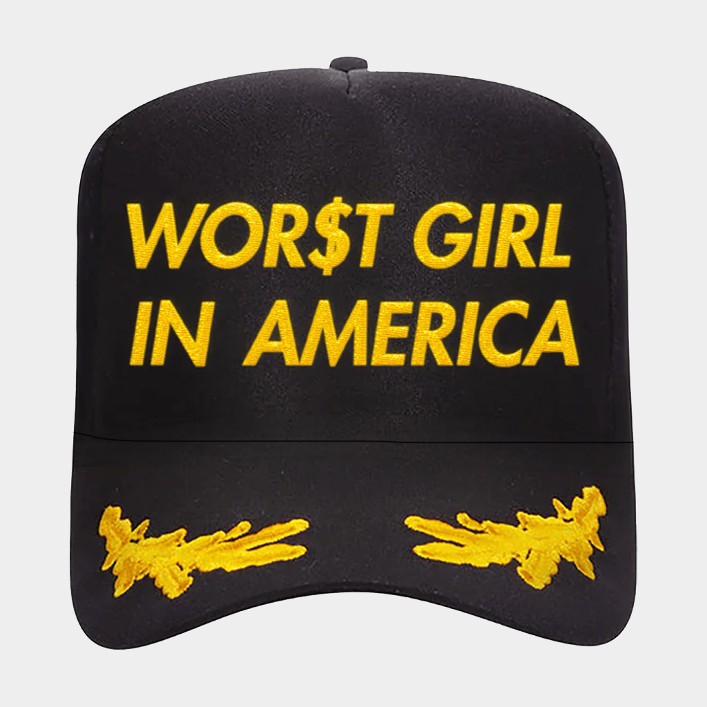 Slayyyter Merch 2026 Worst Girl In America Hat Slayyyter Cap Gifts For Music Enthusiasts