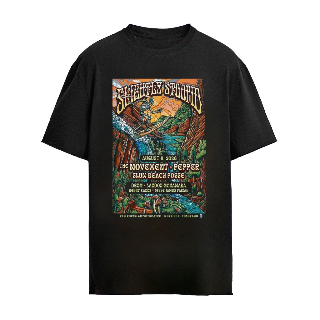 Slightly Stoopid Aug 8 2026 Red Rocks Amphitheatre Morrison CO Shirt