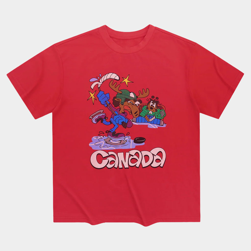 Slushy Noobz Merch 2026 Canada Hockey T-Shirt Best Gift For Canadian