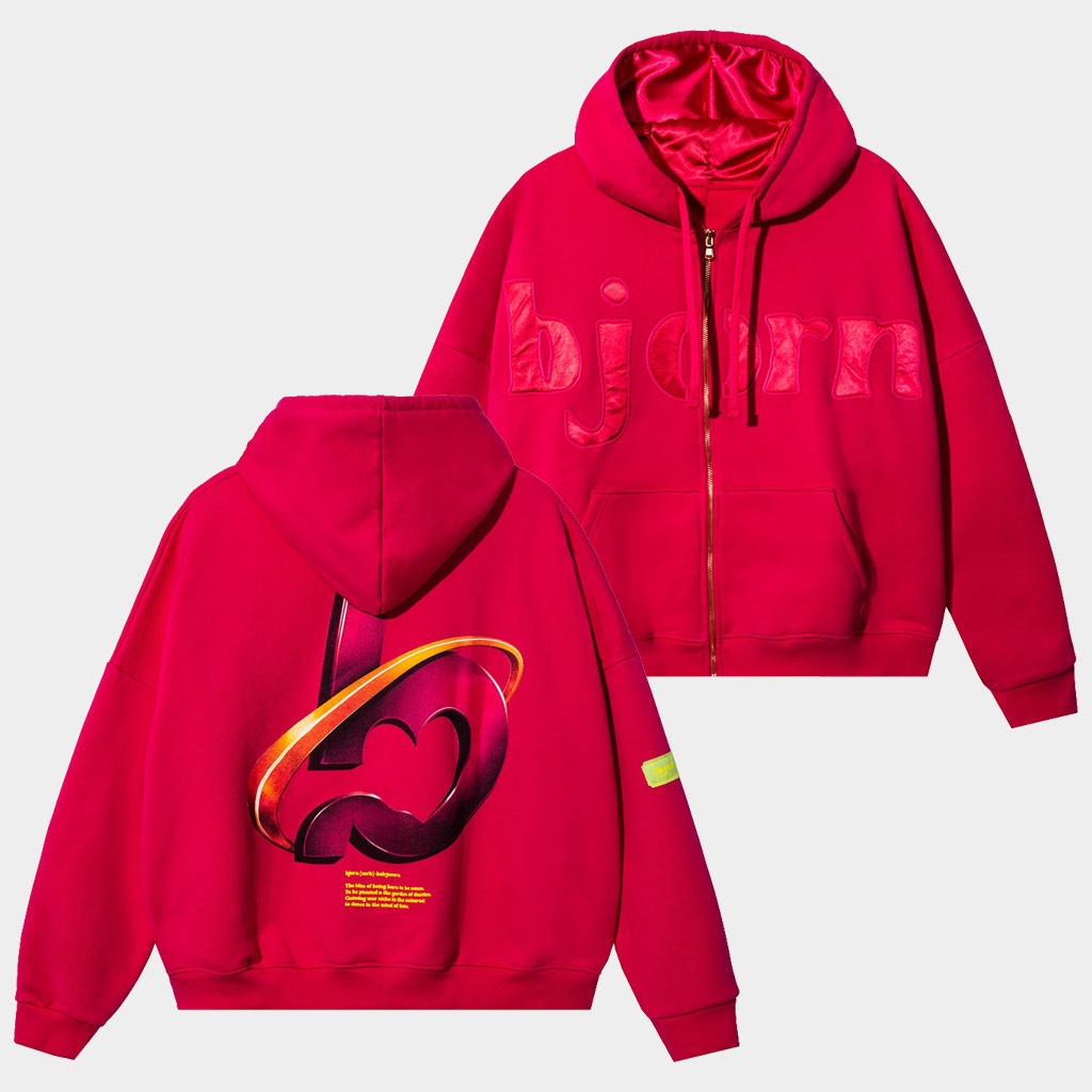 Smino Merch 2026 Bjorn Neon Rose Zip Hoodie Father In Law Gifts Dad;s Day