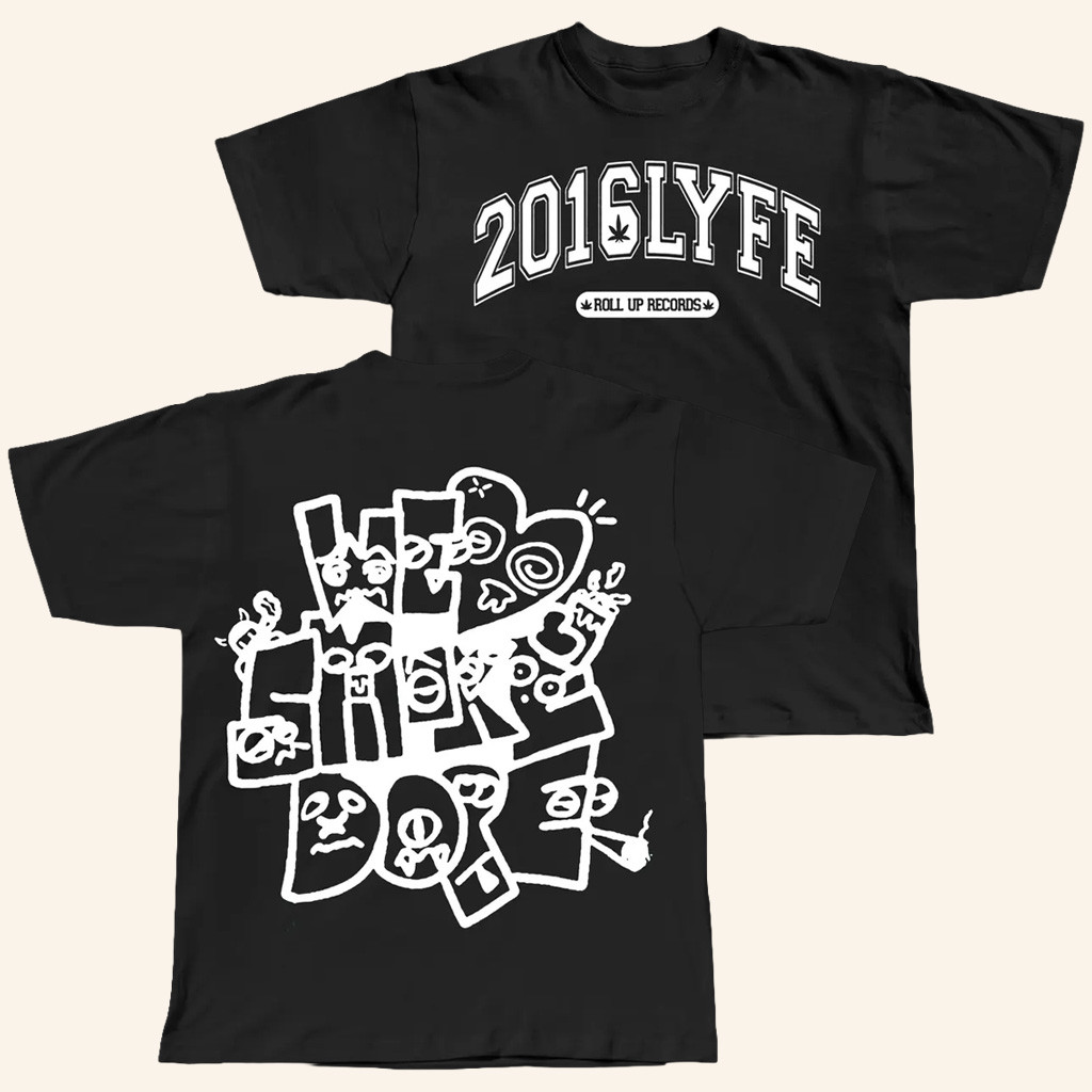 Smokedope2016 Merch 2016LYFE T-Shirt Black Gifts For Music Lovers