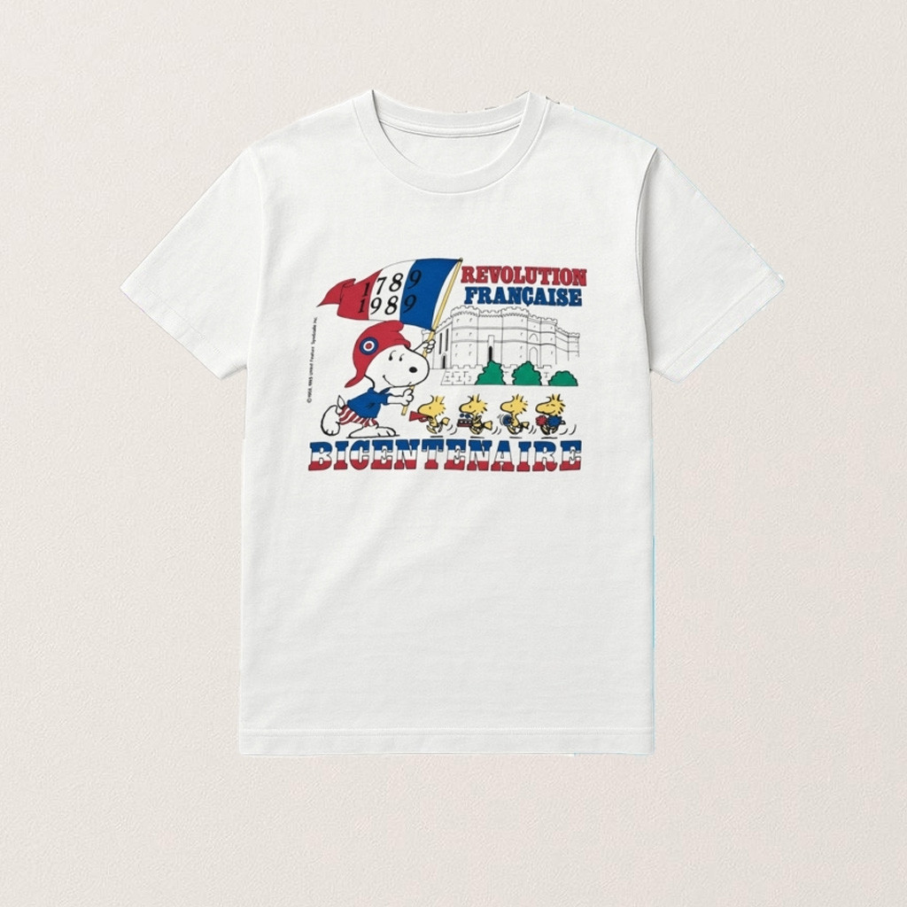 Snoopy French Revolution Bicentenaire 1789 1989 Shirt 2026 Best Birthday Gift For Son