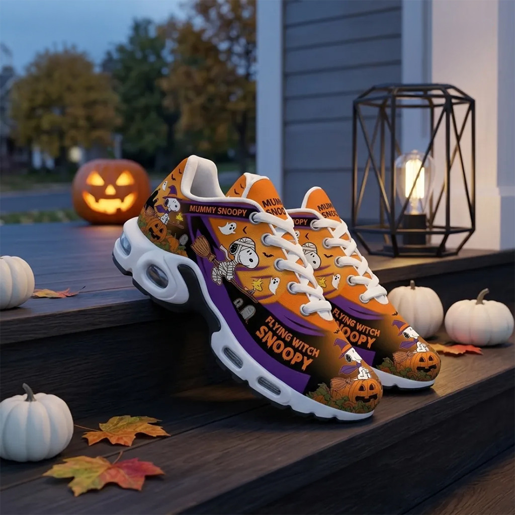 Snoopy Halloween Character Mummy Witch Shoes Sneakers 2026 Snoopy Merch Spooky Gifts Ideas
