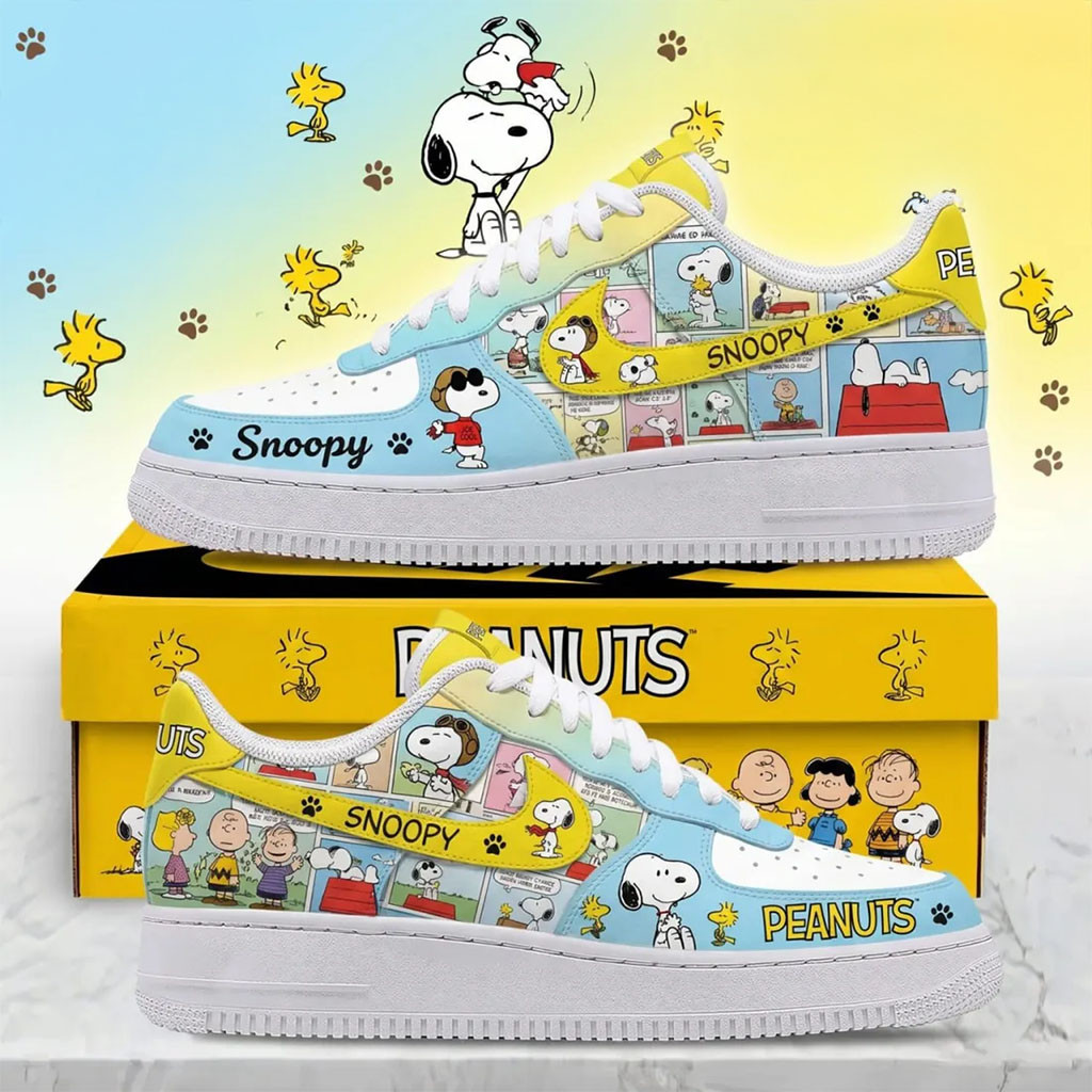 Snoopy Merch Peanuts Sneakers Cute Cartoon Characters Shoes Birthday Gift For Friends