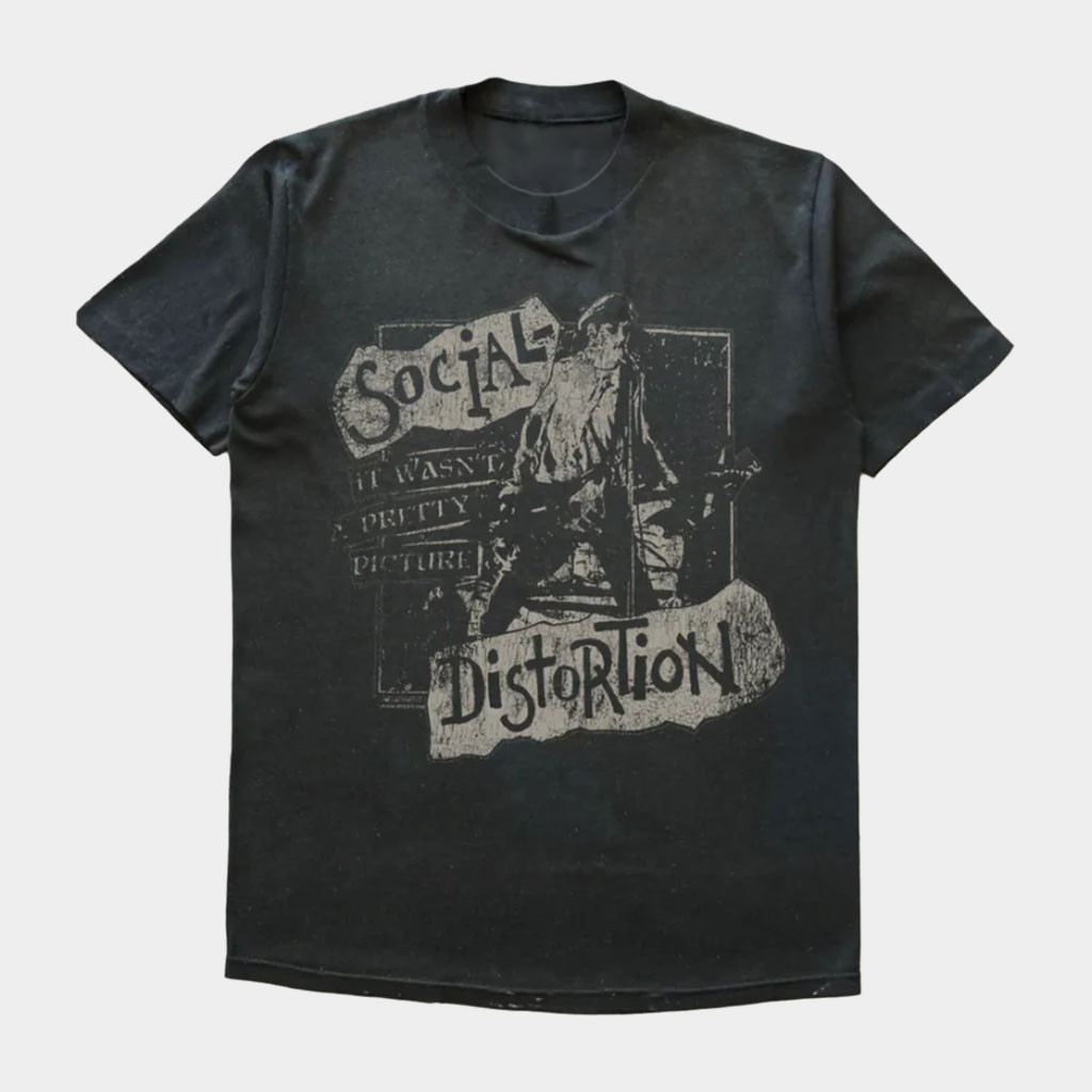 Social Distortion Merch 2026 Pretty Picture T-Shirt Social Distortion Shirt Gifts For Music Fan