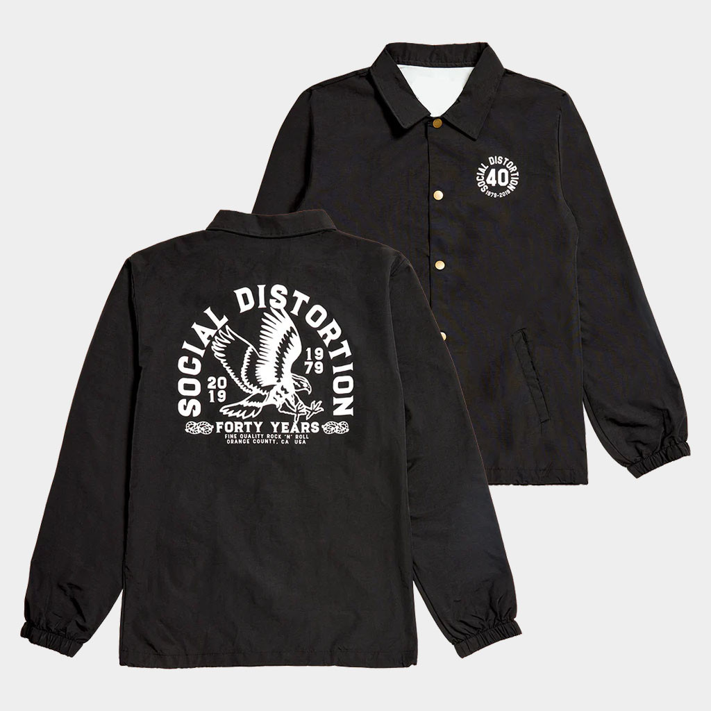 Social Distortion Merch Eagle 40 Year Jacket Gift Ideas For Music Lovers