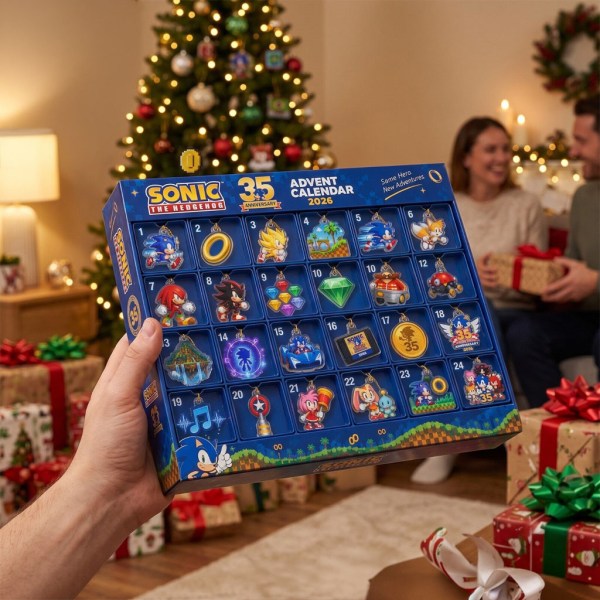 Sonic The Hedgehog 35th Anniversary Advent Calendar 2026 24 Days Christmas Ornaments Box - Image 2