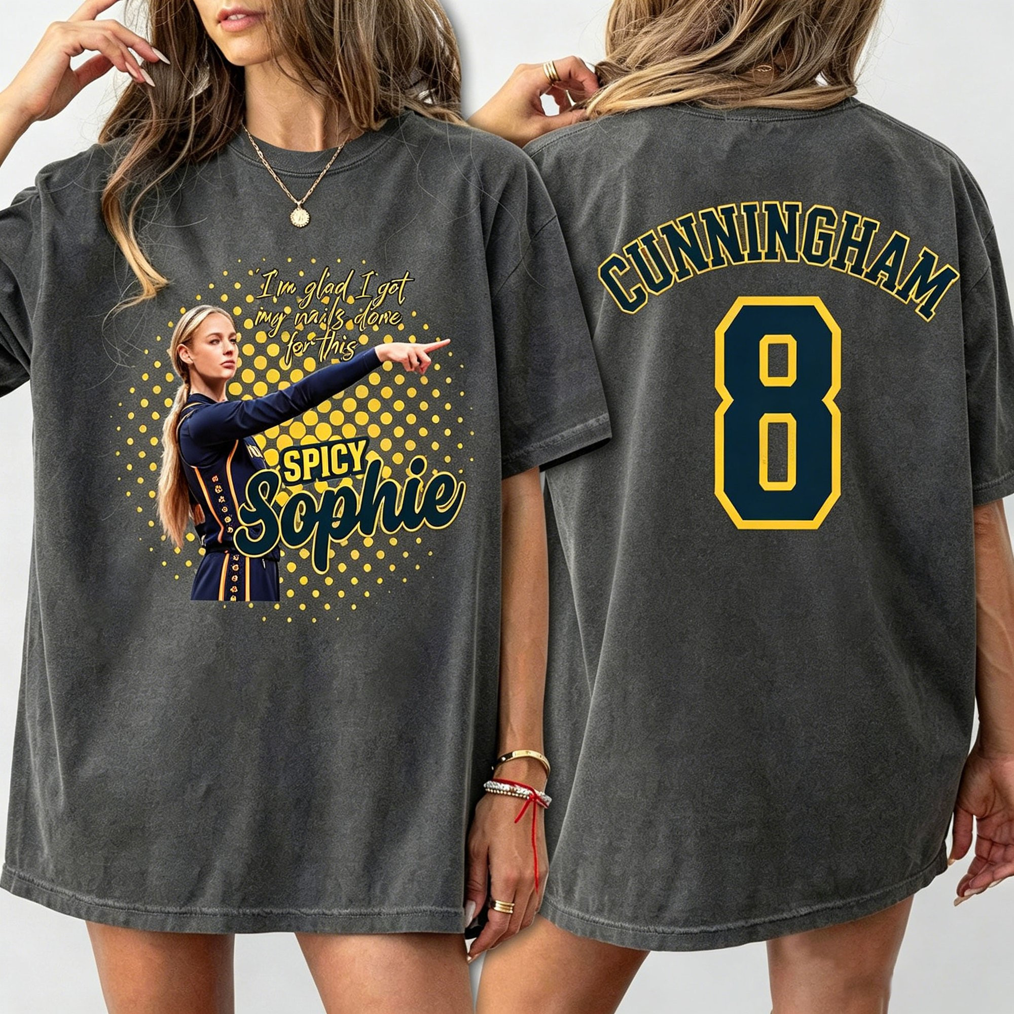 Sophie Cunningham Pointing Shirt Basketball Spicy Sophie T-Shirt Gifts For Sister