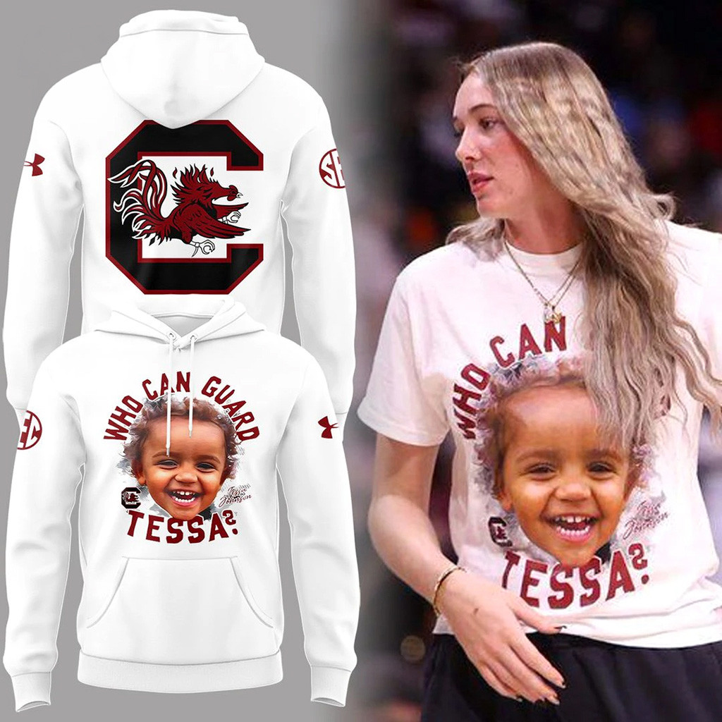 South Carolina Gamecocks Women's Basketball Who Can Guard Tessa Hoodie 2026 Gamecocks Merch