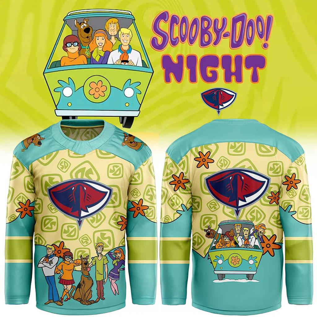 South Carolina Stingrays Scooby Doo 2026 Alternate Night Hockey Jersey Stingrays Merch