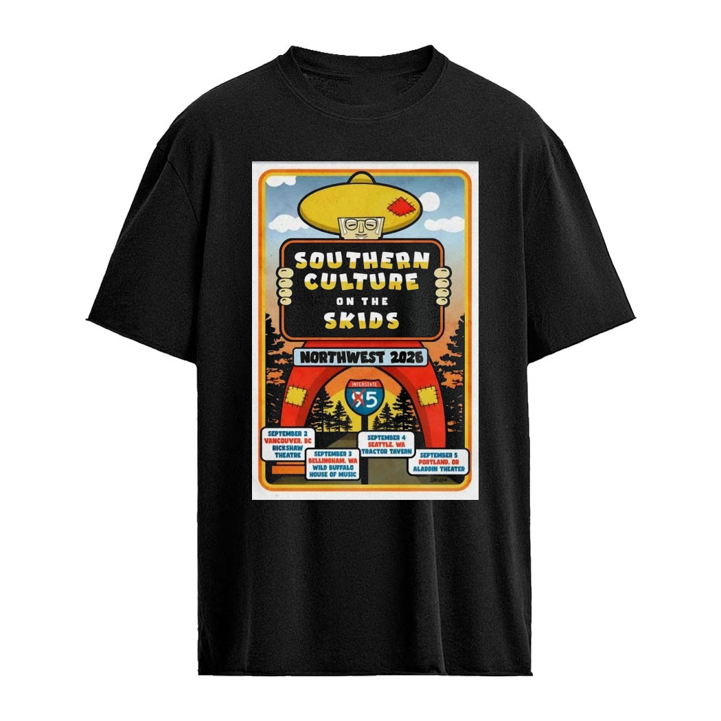 Southern Culture On The Skids Northwest Tour 26 Poster Shirt