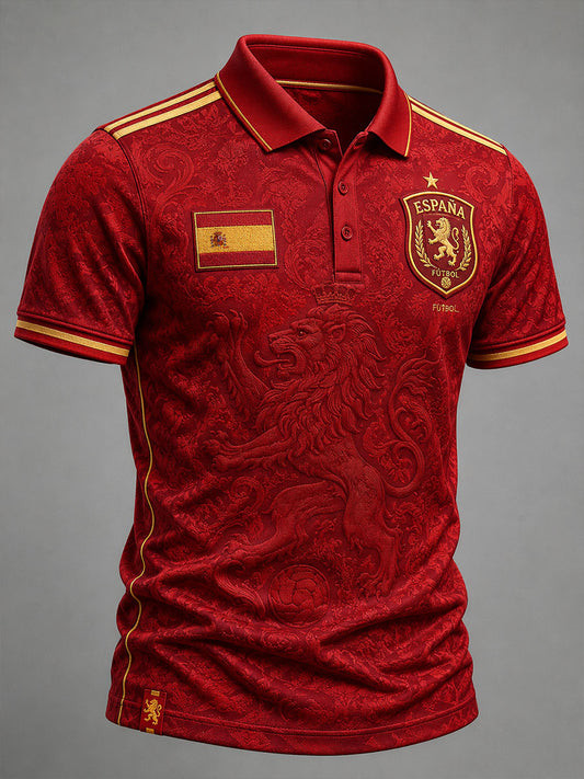Spain FIFA World Cup 2026 Polo Shirt Spain Football Team Merch Gifts For Game Day