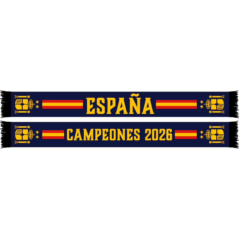 Spain World Cup Champions Merch 2026 Spain National Team Champions Scarf Football Fan Gear
