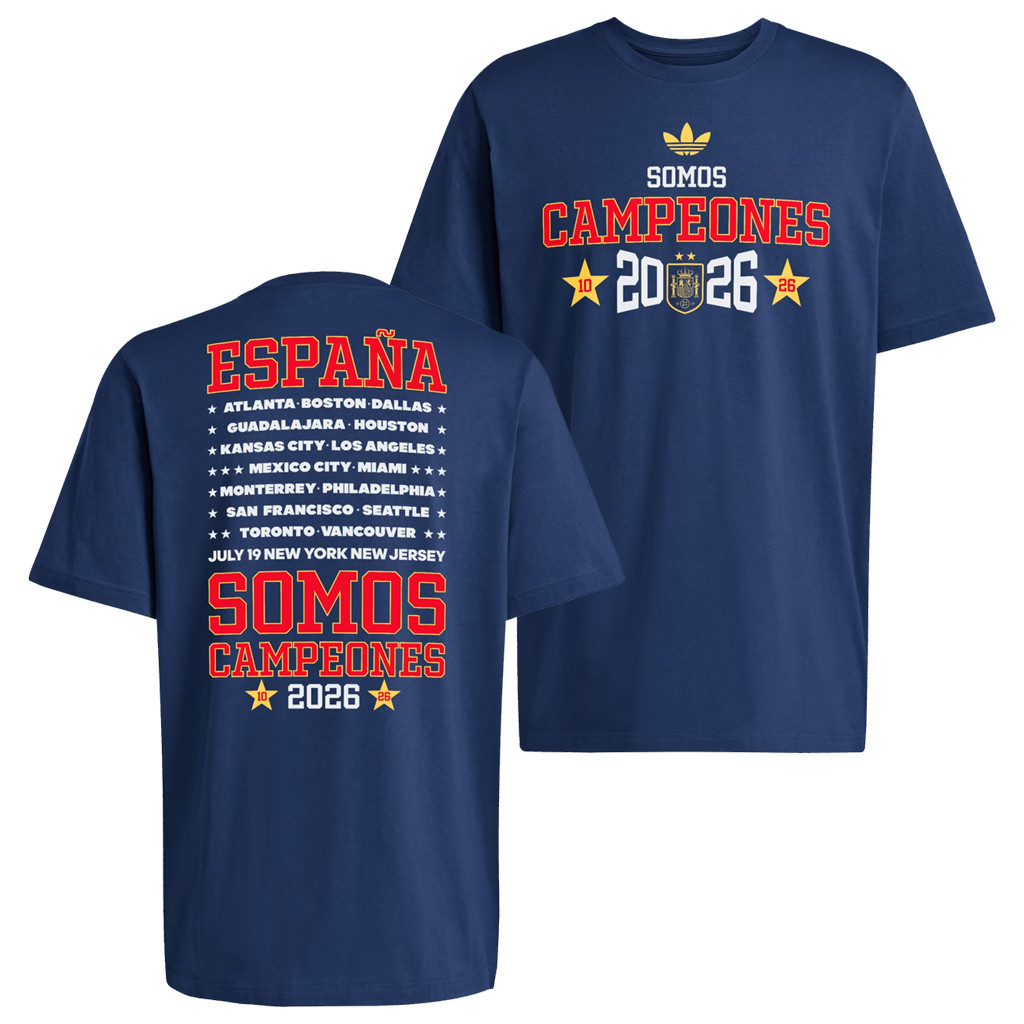 Spain World Cup Champions Merch 2026 Spain We Are Champions T-Shirt Best Gift For Husband