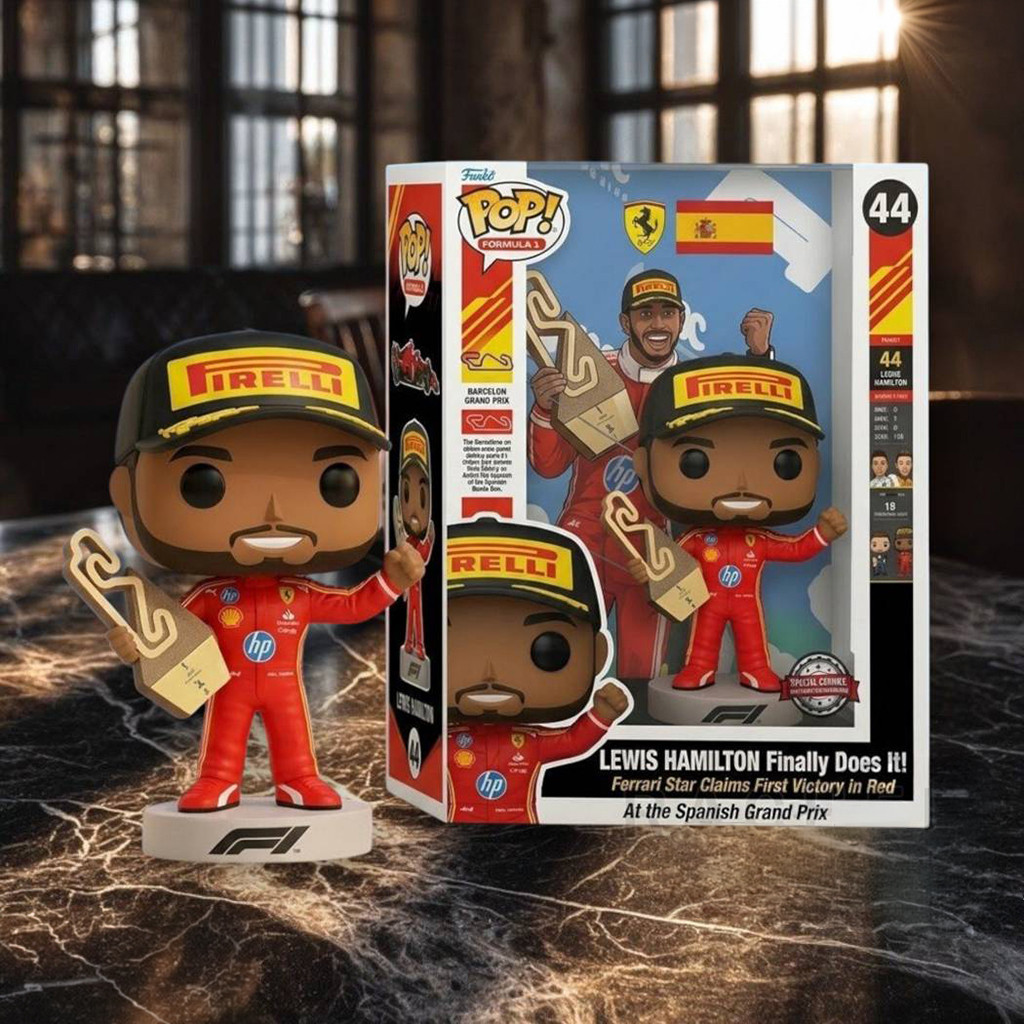 Spanish Grand Prix Ferrari Lewis Hamilton Finally Does It Funko Pop Birthday Gift For Him