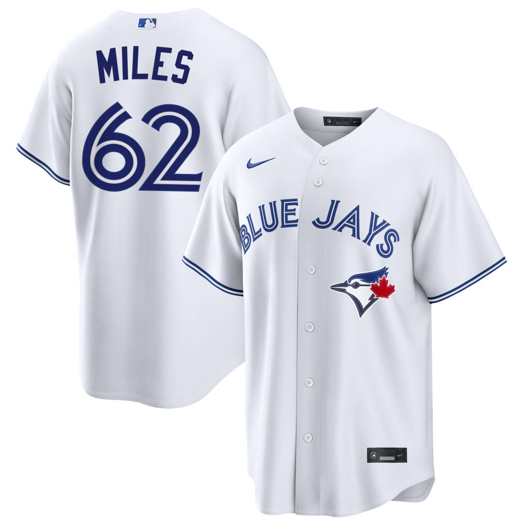 Spencer Miles Toronto Blue Jays 2026 Home Jersey - White