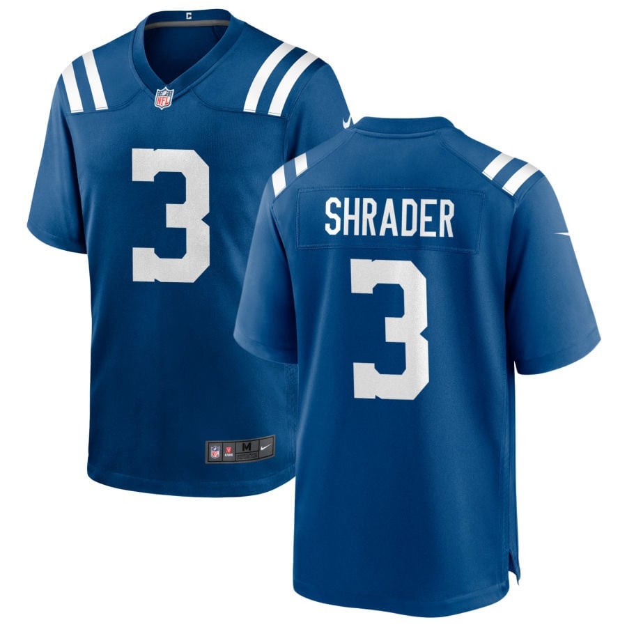 Spencer Shrader Indianapolis Colts 2025 Game Jersey - Royal