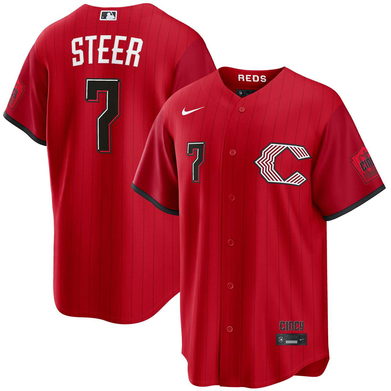 Spencer Steer Cincinnati Reds 2026 City Connect Limited Jersey - Red
