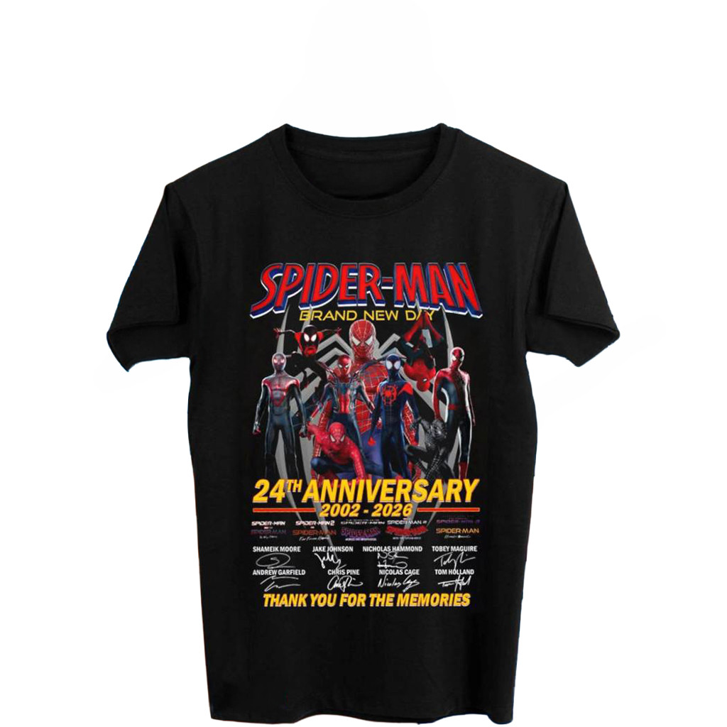 Spider Man 24th Anniversary 2002 2026 T-Shirt Spider Man Brand New Day Merch Gift For Fans