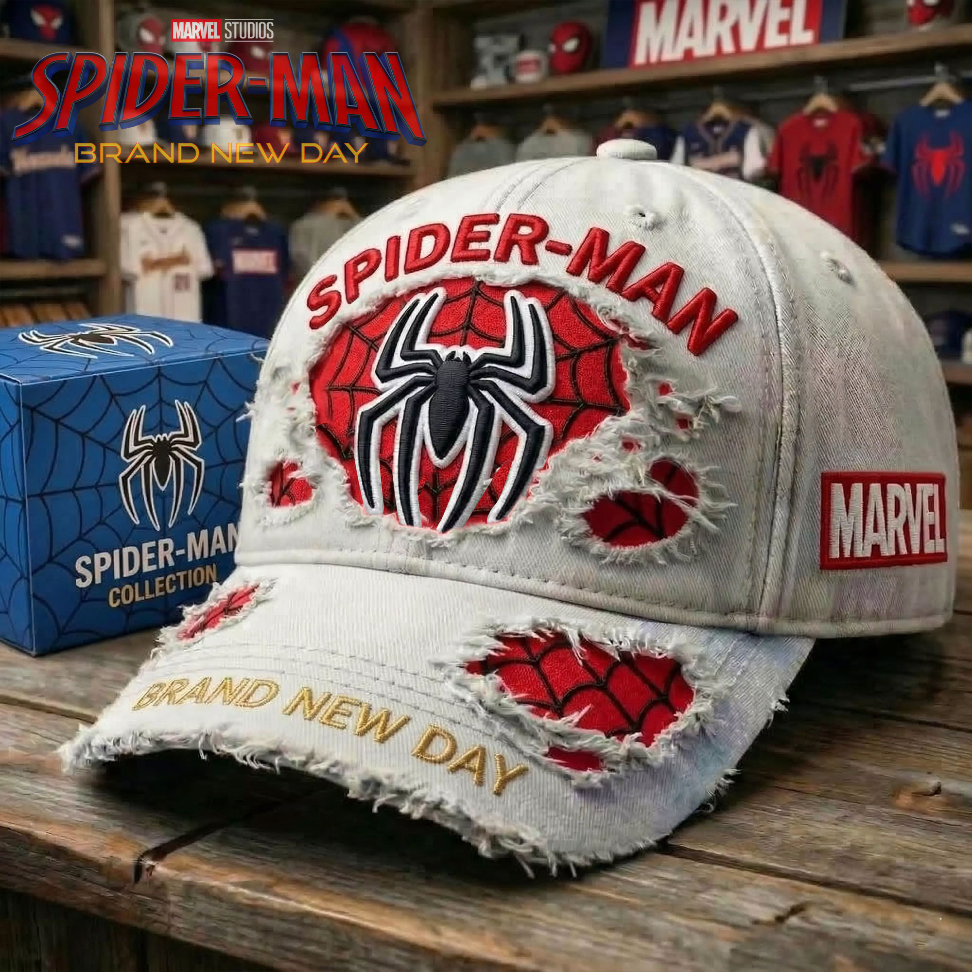 Spider Man Brand New Day Hat Spider Man Hat Birthday Gift For Dudes