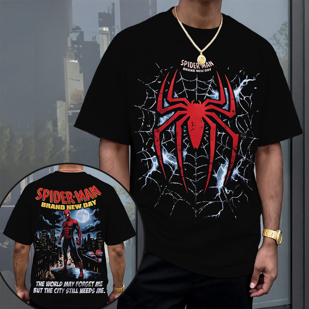 Spider-Man Brand New Day Movie T-Shirt Dynamic Hero Graphic Apparel Spider-Man Fan Gifts