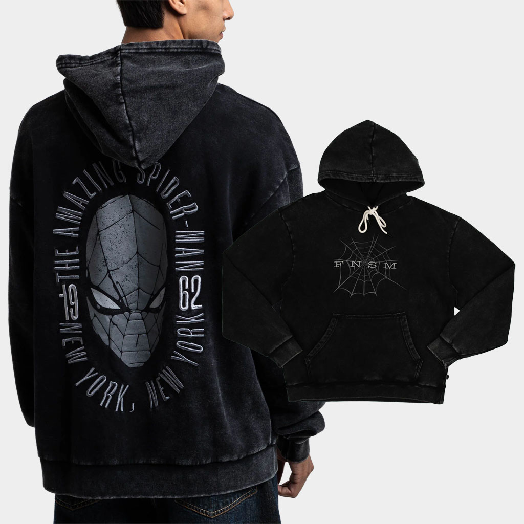Spiderman Merch 2026 FNSM 1962 Spider-Man Wash Hoodie Gifts For Your Boyfriend