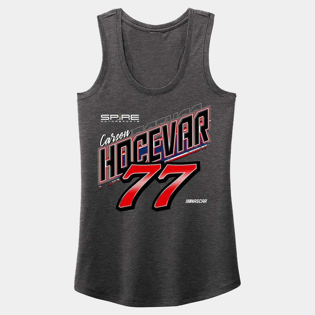 Spire Motorsports Merch #77 Carson Hocevar Ladies Tank Top Birthday Gift For Her