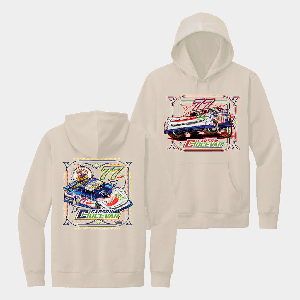 Spire Motorsports Merch 2026 Spire Motorsports Carson Hocevar Chili's Dirt Hoodie Him Gifts
