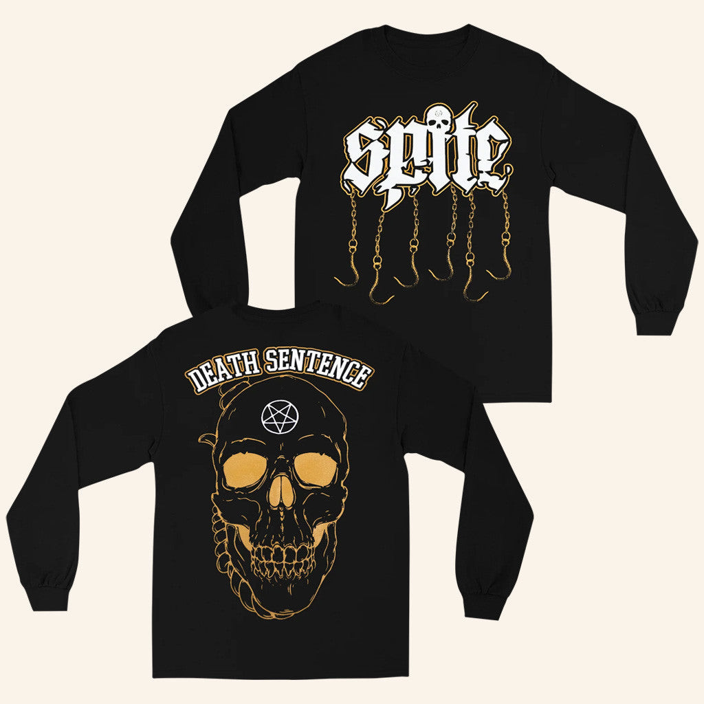 Spite Merch Death Sentence Long Sleeve Shirt Birthday Present For Husband