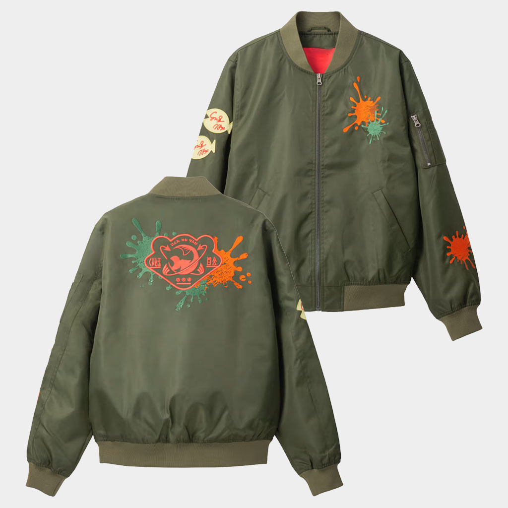 Splatoon Merch 2026 Salmon Run Jacket Splatoon 3 Merch Gift For Video Game Lovers