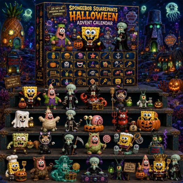 SpongeBob SquarePants Halloween Advent Calendar 24 Days Of Undersea Spooky Surprises Gifts - Image 2