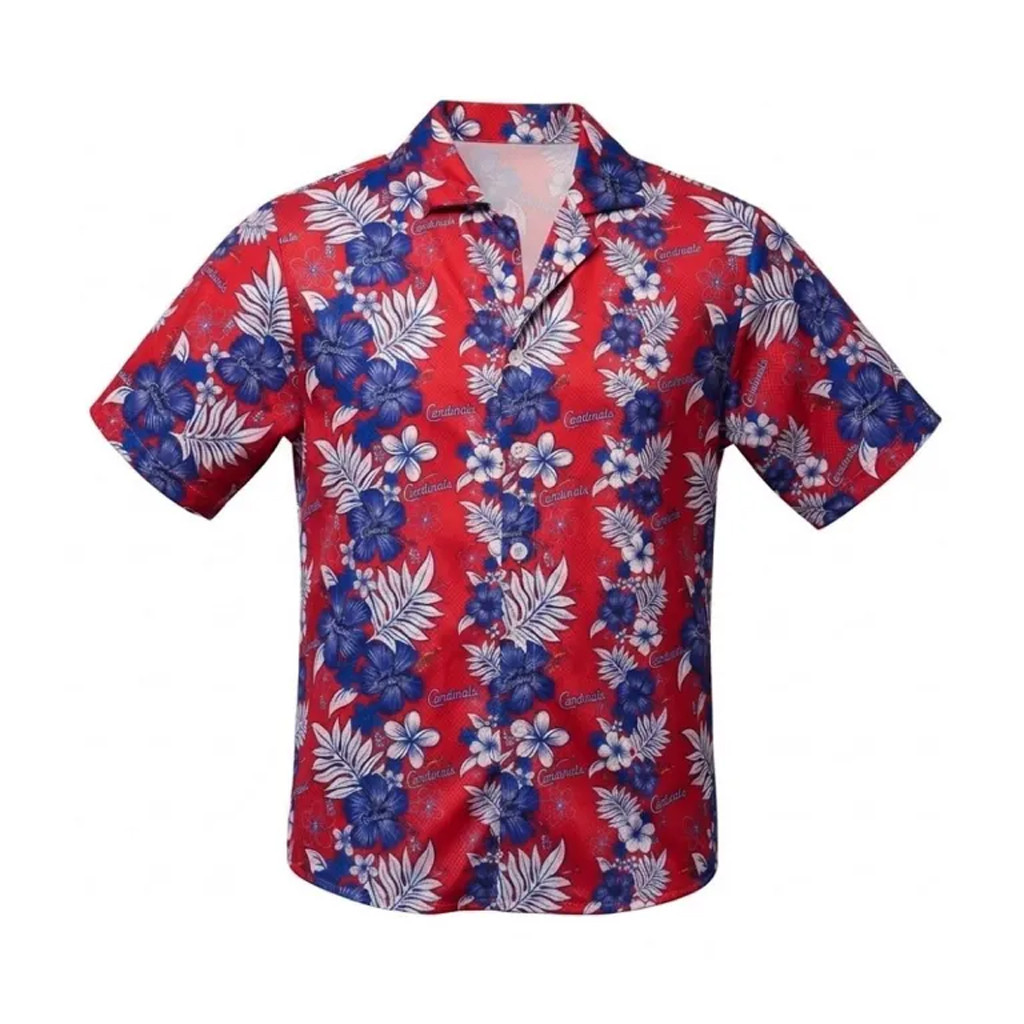 St Louis Cardinals Tropical Themed Hawaiian Shirt 2026 St Louis Cardinals Merch Fan Gifts