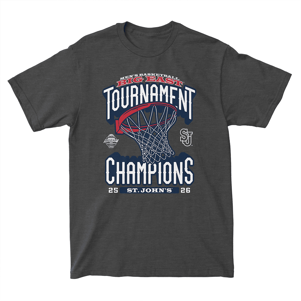 St. John's 2025 2026 Big East Back To Back Regular Season Champions T-Shirt Basketball Fan Gift