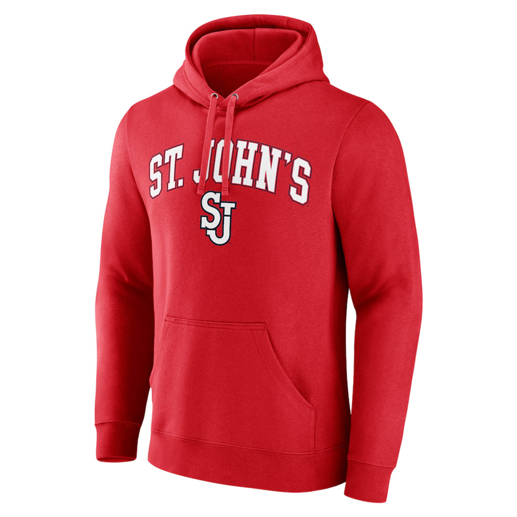 St. Johns Merch 2026 Men's Red St. John's Red Storm Campus Hoodie Gifts For Basketball Fan