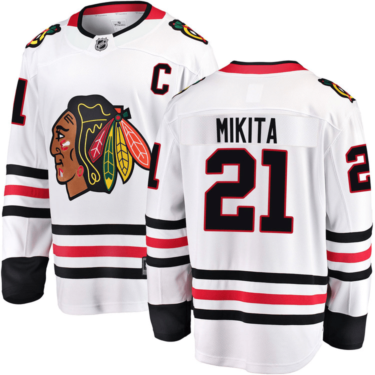 Stan Mikita Chicago Blackhawks 2025 Road Breakaway White Jersey