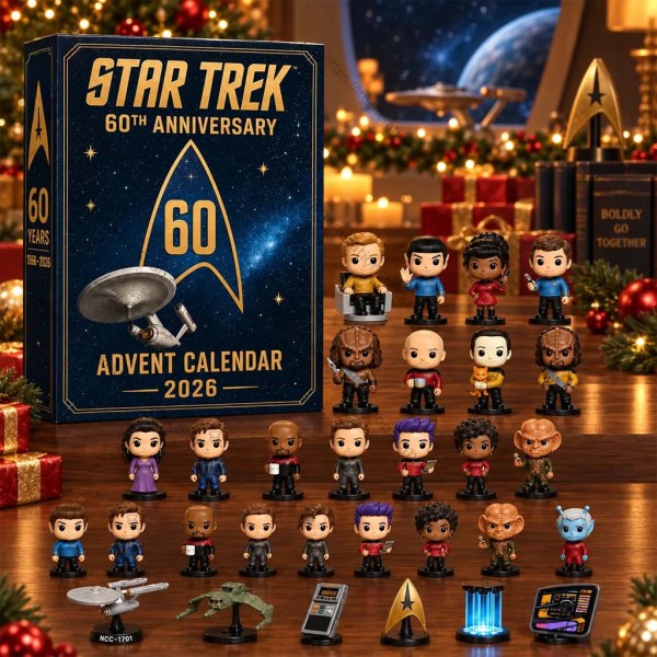Star Trek 60th Anniversary Advent Calendar 2026 Christmas Tree Ornaments Star Trek Merch - Image 2