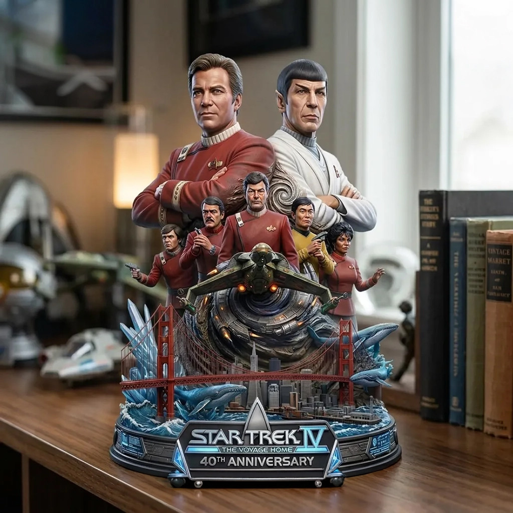 Star Trek IV The Voyage Home 40th Anniversary Collectible Acrylic Plaque Star Trek Merch