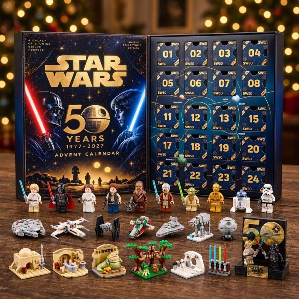 Star Wars 50th Anniversary 2026 Advent Calendar Christmas Ornaments Star Wars Merch Xmas Gifts
